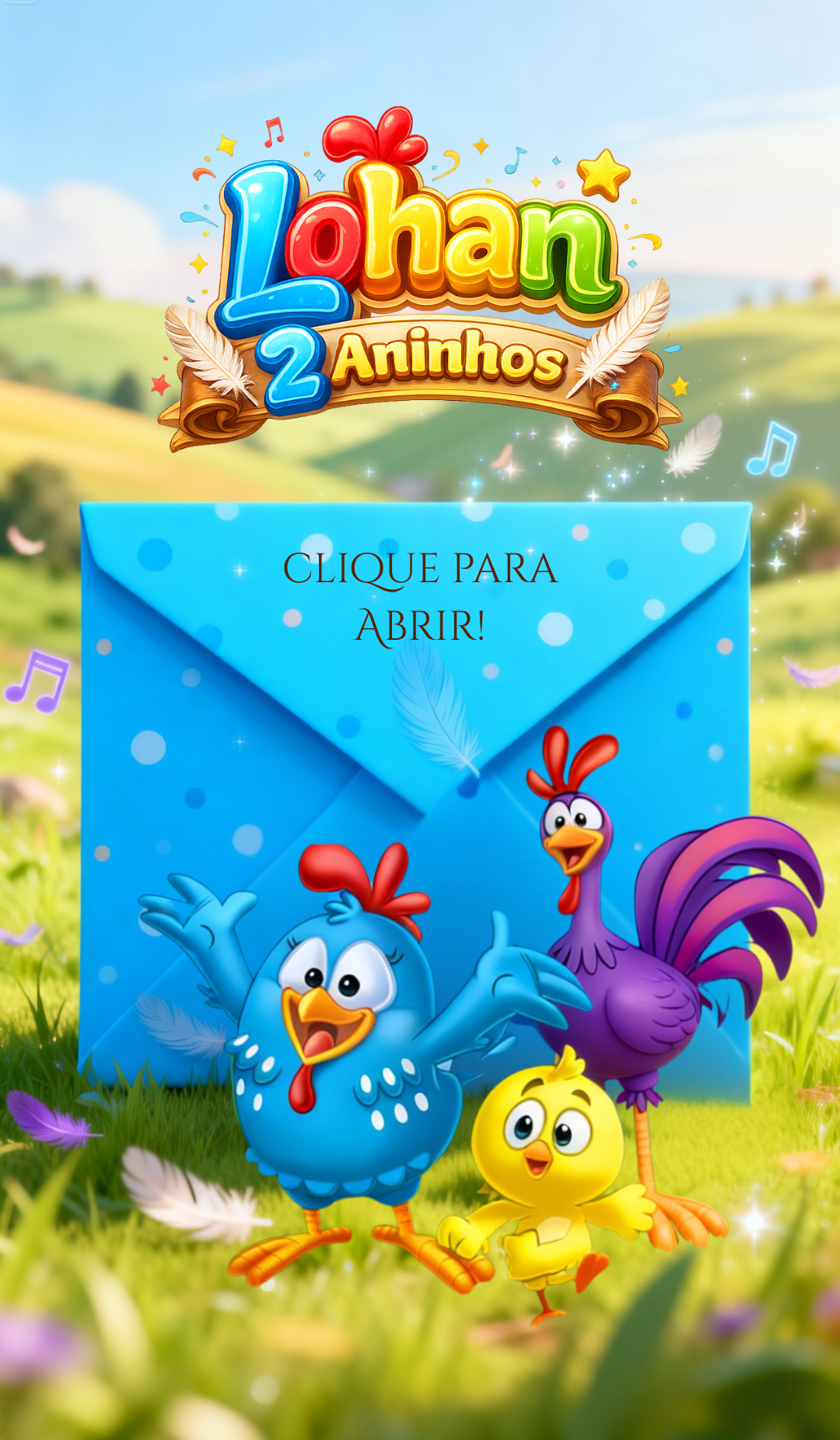 Capa do convite