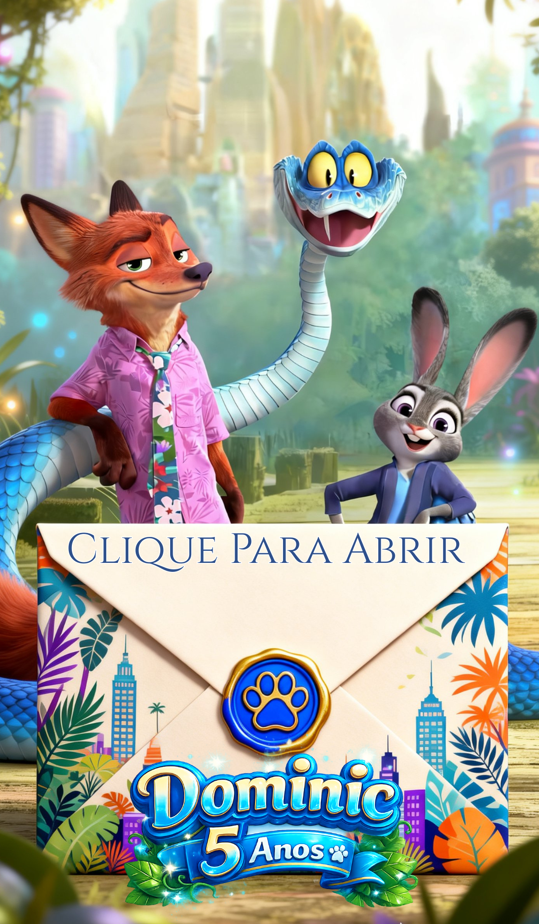 Capa do convite